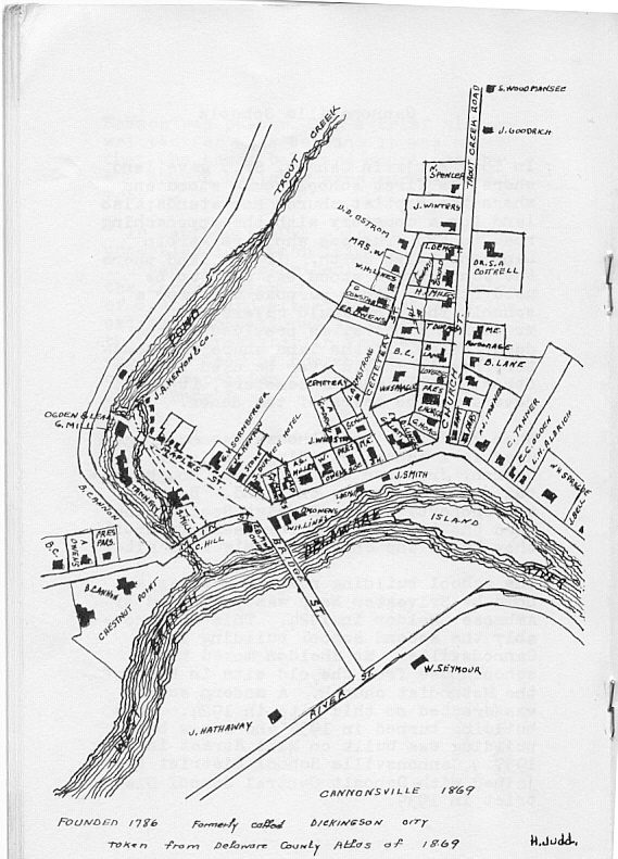 Cannonsville - 1869