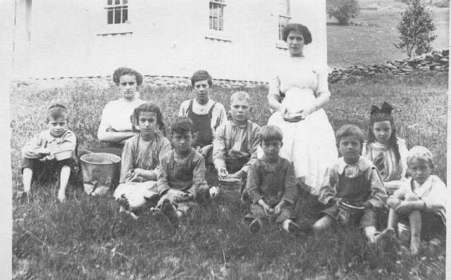 Children and Teacher unknown