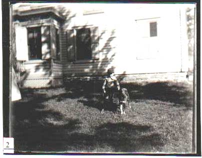 Fletcher Davidson & dog, Bovina Center, NY