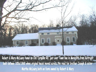 Rober McLaury Home - Turnpike Road
