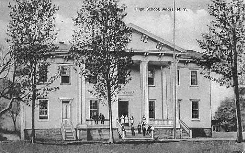 Andes High School ca. 1900s
