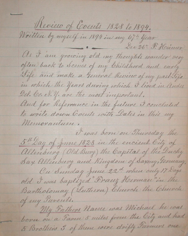 written text