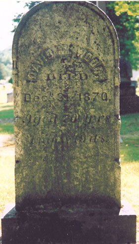 David M. Wood Tombstone