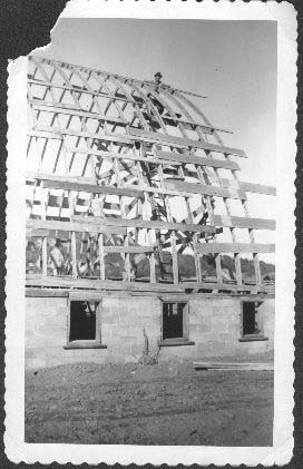 barn under construction