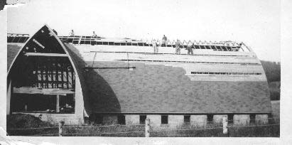 barn under construction